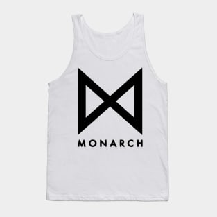 legacy of monster monarch black and white logo Tank Top